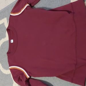 Burgundy sweater size small